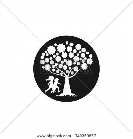 Dream And Hope Green Better Wolrd For Children And Next Generation Logo And Icon
