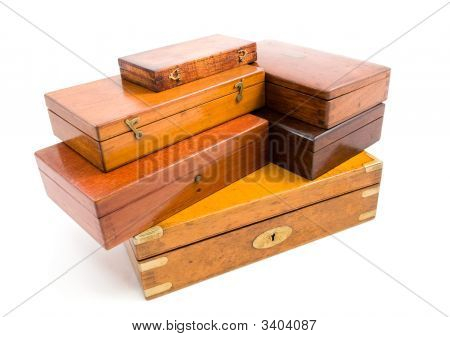 Holzkiste mit isoliert