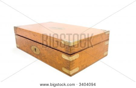 Holzkiste mit isoliert