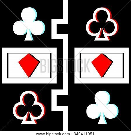 Casino Card Design Art Vector Illustration View