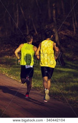 15-dec 2019 Semi-marathon Competition In Romania, Arges, Pitesti (pe Arges Jos) 5Th Edition.