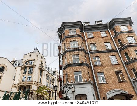 Kyiv, Ukraine - Nov 16, 2019: Famous Historical Streets Of Kyiv - Andreevsky Descent. Andreevsky Des