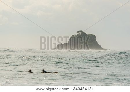 Beautiful View Of The Beach At Sunset. Midigama. Sri-lanka. Acid Beach. Summer.