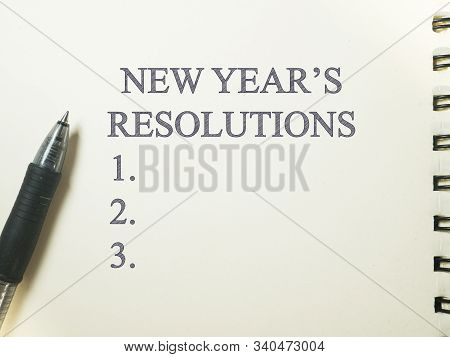 New Years Resolutions