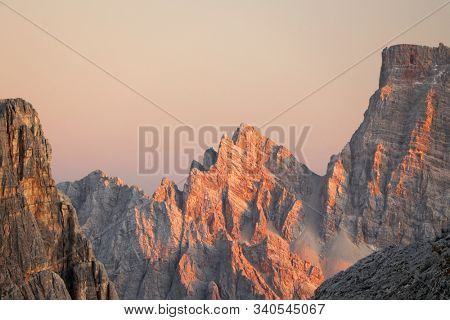 Averau Peak (2649 m) in the Dolomites, Italy, Europe