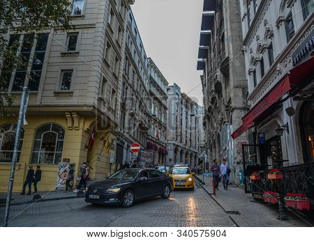 Old Street In Istanbul, Turkey