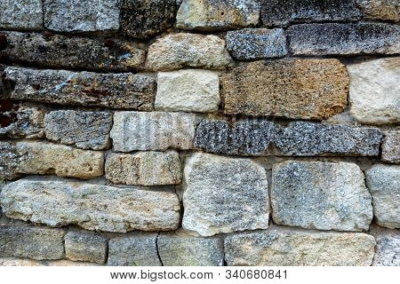 Stone Wall Of The Ancient Greek City Of Panticapaeum In Crimea