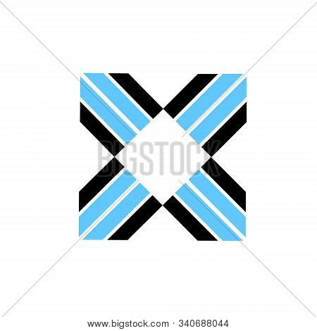 House Logos, Architecture Logos, Property Logos, Vector Logos In Black And Light Blue Form The Direc
