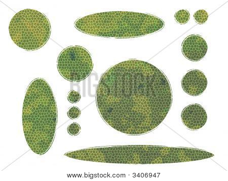 Selva verde camuflaje militar de estilo británico de Dpm efecto de botones de la interfaz Web