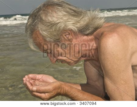 바다에서 세척