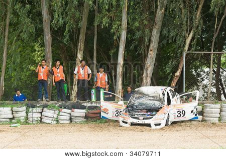 Touring Car Race v Pattaya, Thajsko, červen 2012