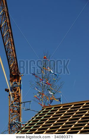 Topping out a casa
