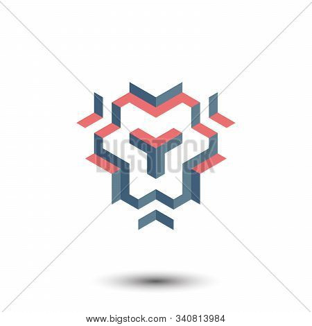 Cube Logo Design Icon. Gray Background For Your Text And Logo. Outbox