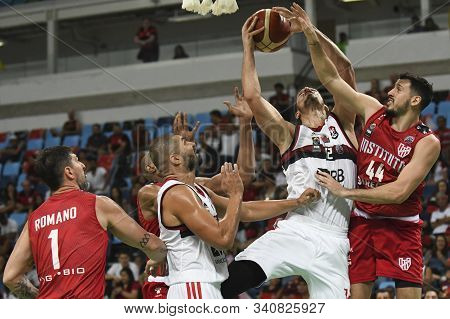 Rio, Brazil - December 20, 2019:  Rafael Mineiro And Martin Cuello During Flamengo X Instituto  Cord