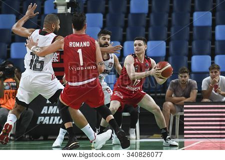 Rio, Brazil - December 20, 2019:  Lucas Reyes During Flamengo X Instituto De Cordoba By The Basketba