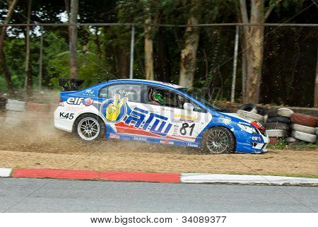 Touring Car Race v Pattaya, Thajsko, červen 2012