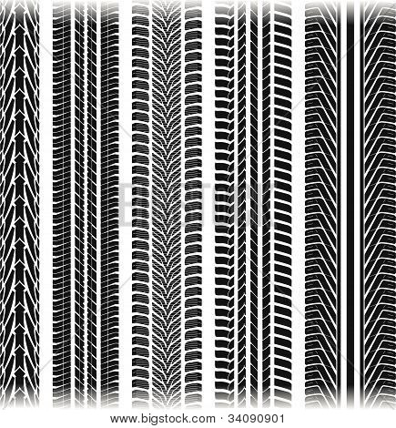 Traces de pneu