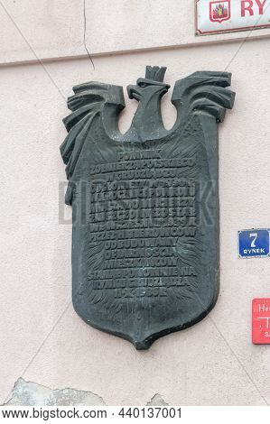 Grudziadz, Poland - July 26, 2021: Polish Soldier Monument In Grudziadz.