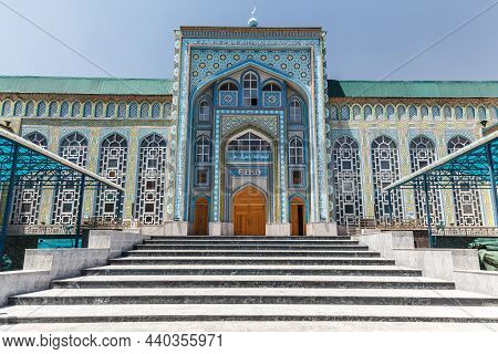 Dushanbe, Tajikistan - Circa June 2017: Haji Yaqub Mosque In Dushanbe Circa June 2017 In Dushanbe.