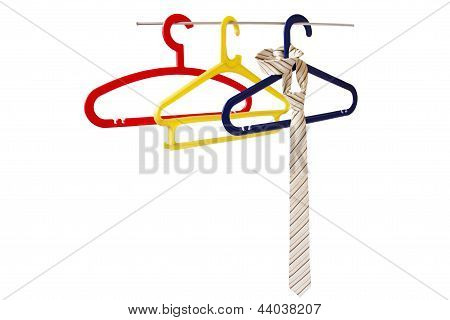 Hängare med slips