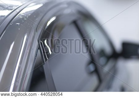 Deflectors For Side Windows Of The Car.car Accessory. Additional Equipment.