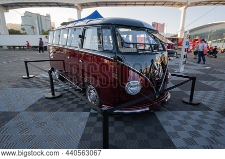 Volkswagen Bus Showcased At The Sema Show.