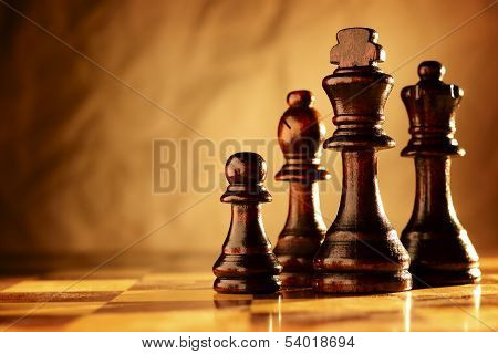 Wooden Chess Pieces