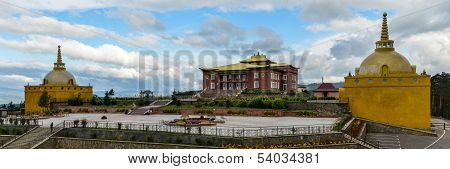 Rinpoche Bagsha Datsan Monastery Panorama In Ulan-ude, Russia