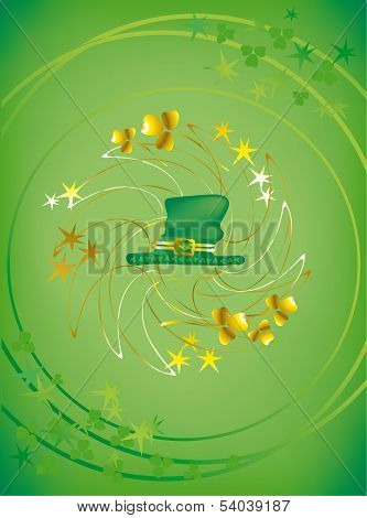 Hot On A Green Background
