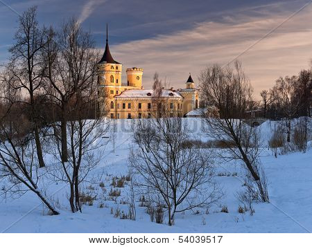 Mariental Castle In Winter
