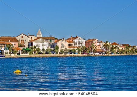 Adriatic Town Of Petrcane Waterfront