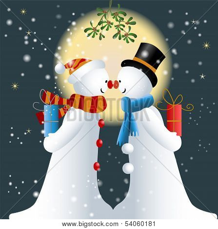 Kissing Under the Mistletoe