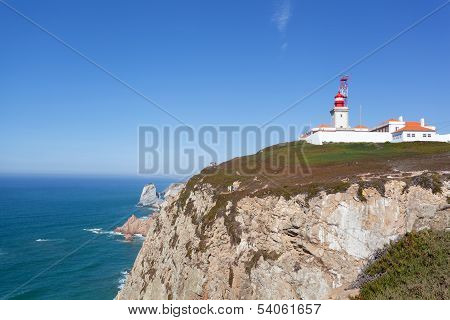 Tourists on Cabo da Roca