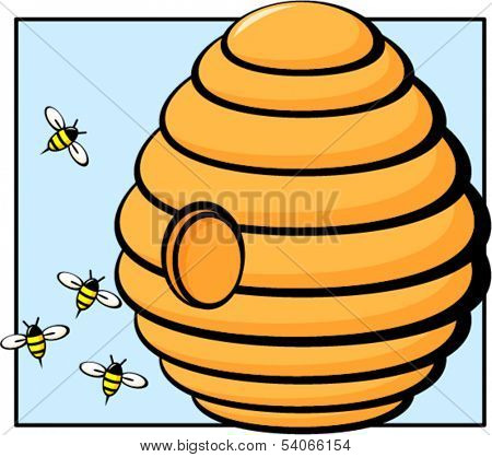 beehive with bees