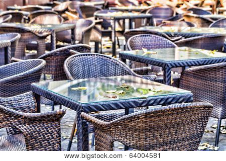 Autumn Outdoor Cafe