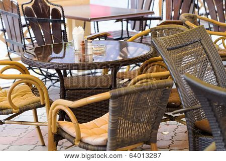Autumn Outdoor Cafe