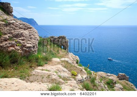 Sommer Küste Ansicht