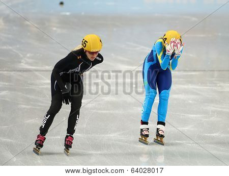 Ladies' 1000 M Heats Short Track Heats