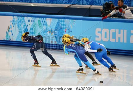 Ladies' 1000 M Heats Short Track Heats