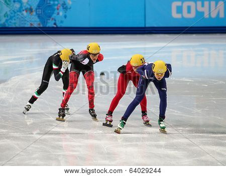Ladies' 1000 M Heats Short Track Heats