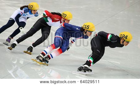 Ladies' 1000 M Heats Short Track Heats