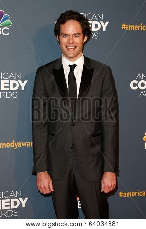 NEW YORK-APR 26: Actor/Comedian Bill Hader attends the American Comedy Awards at the Hammerstein Ballroom on April 26, 2014 in New York City.