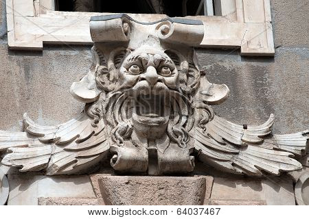 Gargoyle Head - Palazzo Tursi Genova