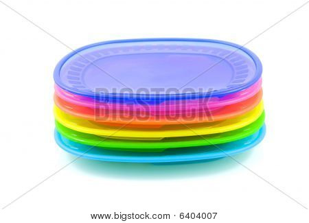 Piatti plastica colorate