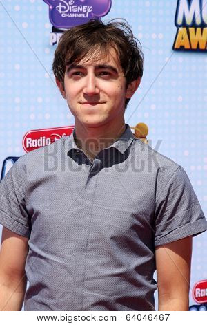 LOS ANGELES - APR 26:  Vincent Martella at the 2014 Radio Disney Music Awards at Nokia Theater on April 26, 2014 in Los Angeles, CA