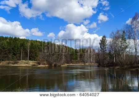 Spring High Water On The River Neiva