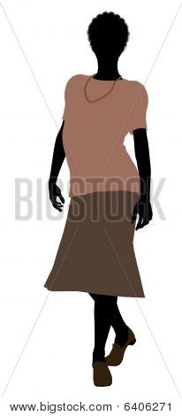 Bedstemor Illustration silhuet