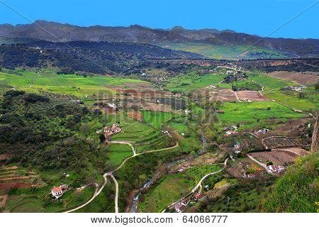 Valley In Ronda, Spain