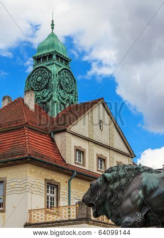 The Art Nouveau Spa House in Bad Nauheim, Germany
