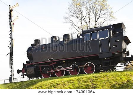 Old fashion locomotive